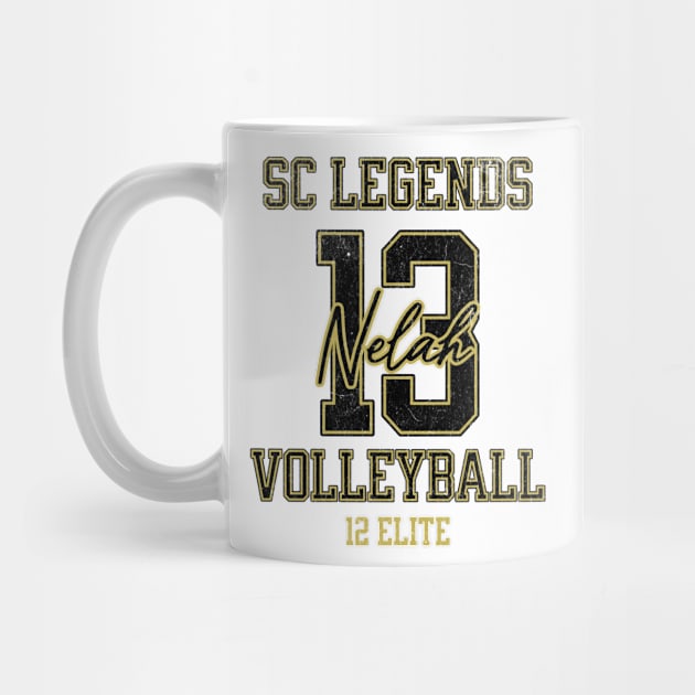 Nelah #13 SC Legends (12 Elite) - White by SC Legends Merch